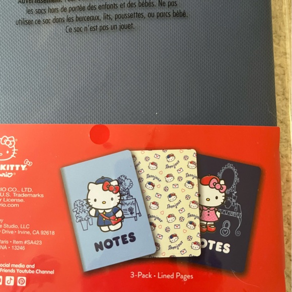 Hello Kitty Paris notebooks. - Picture 2 of 2